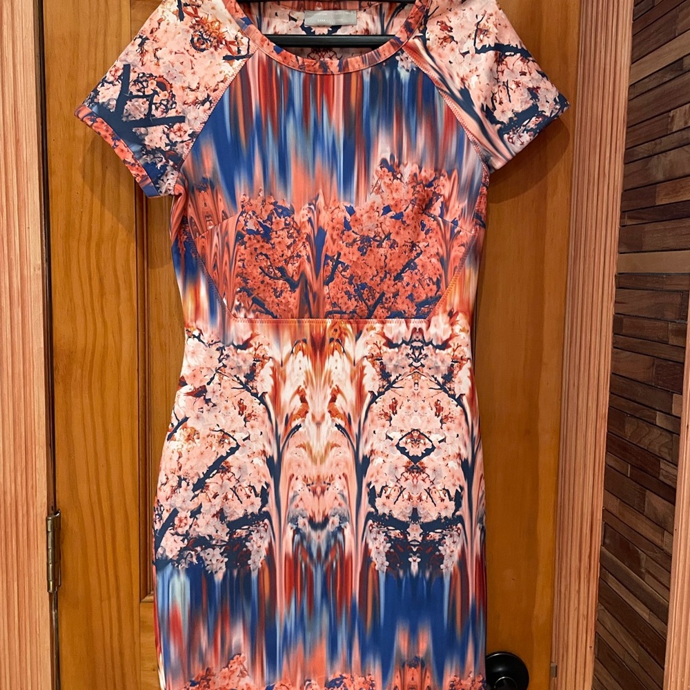 Vibrant Multicolor Patterned Dress